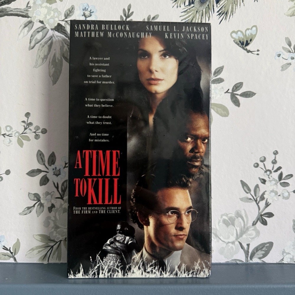 A Time to Kill VHS 1996 New Sealed Sandra Bullock Matthew McConaughey Grisham
